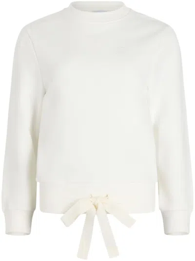 PATOU LOGO-EMBROIDERED ORGANIC COTTON SWEATSHIRT