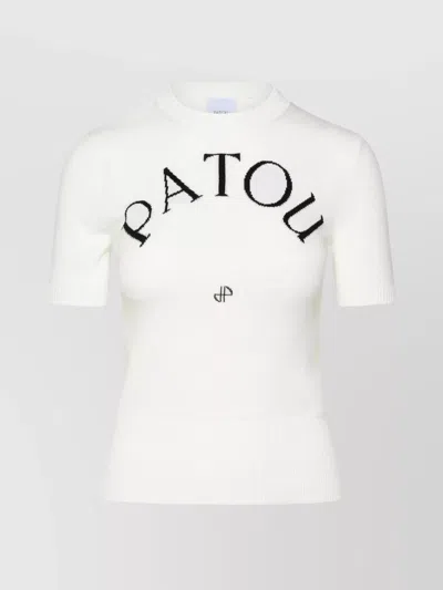 PATOU ORGANIC COTTON BLEND SWEATER