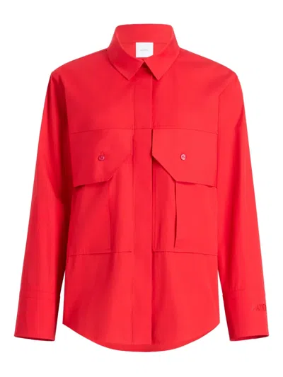 PATOU POCKET-DETAIL ORGANIC COTTON SHIRT