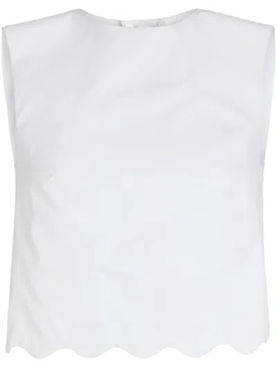 PATOU POPLIN CROP TOP