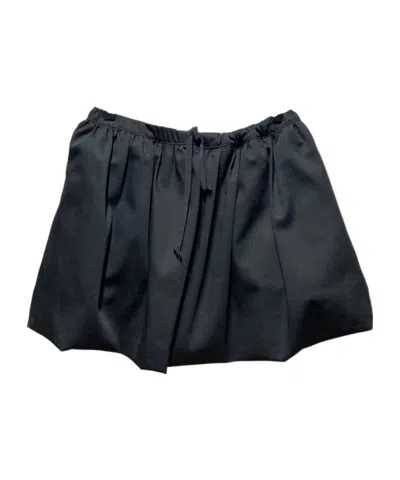 PATOU PUFFY MINI SKIRT IN ORGANIC COTTON GABARDINE