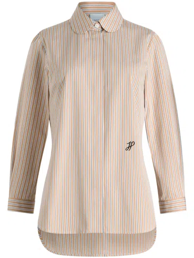 PATOU STRIPED POPLIN SHIRT