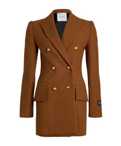 PATOU PATOU COLLARED BUTTON-UP COAT