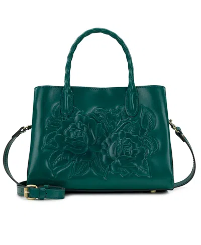 PATRICIA NASH GENOVESE MEDIUM LEATHER TOP HANDLE BAG