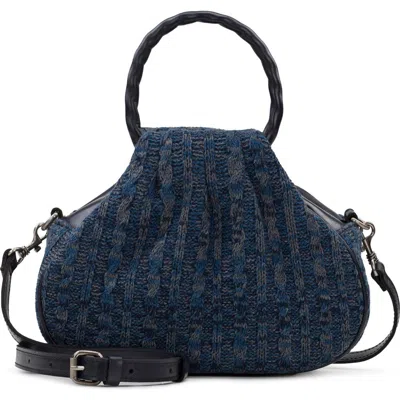 PATRICIA NASH PATRICIA NASH MILBURN CABLE KNIT BUCKET BAG