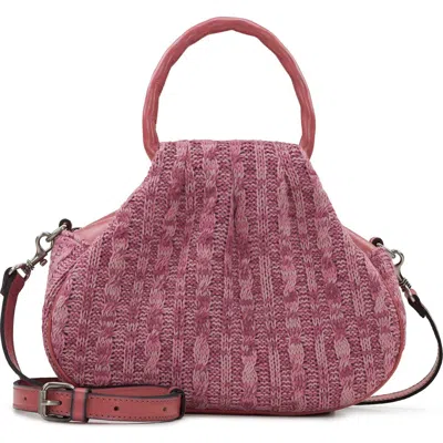 PATRICIA NASH PATRICIA NASH MILBURN CABLE KNIT BUCKET BAG
