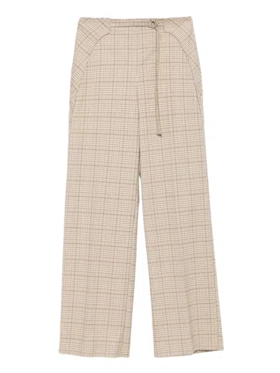 PATRIZIA PEPE CHECKED TROUSERS