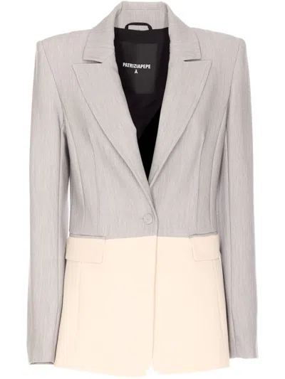 PATRIZIA PEPE COLOUR-BLOCK BLAZER
