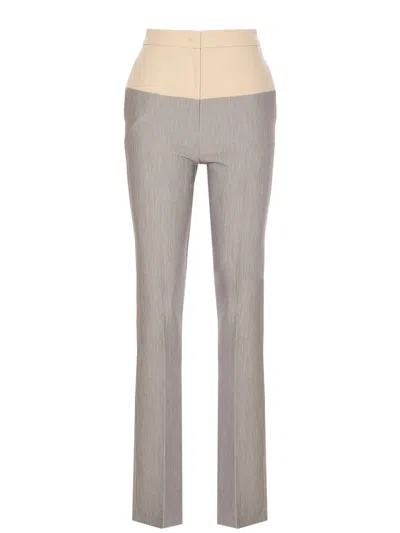PATRIZIA PEPE COLOUR-BLOCK TROUSERS