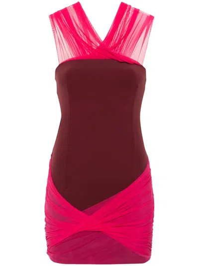 PATRIZIA PEPE COLOURBLOCK MINI DRESS