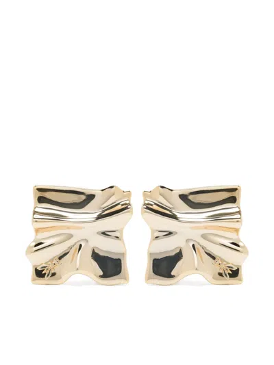 PATRIZIA PEPE CRINKLED EARRINGS