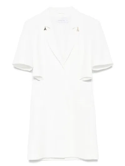 PATRIZIA PEPE CUT-OUT DETAILED MINI DRES