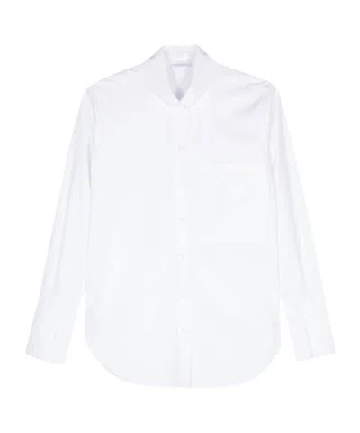 PATRIZIA PEPE FLY-PRINT COTTON SHIRT