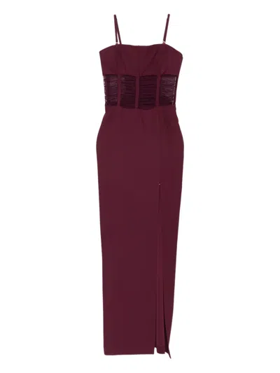 PATRIZIA PEPE MESH-INSERT DRESS