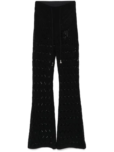 PATRIZIA PEPE OPENWORK TROUSERS