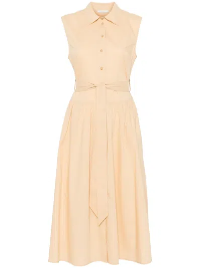 PATRIZIA PEPE POPLIN MIDI DRESS