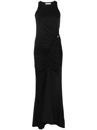 PATRIZIA PEPE RUCHED MAXI DRESS