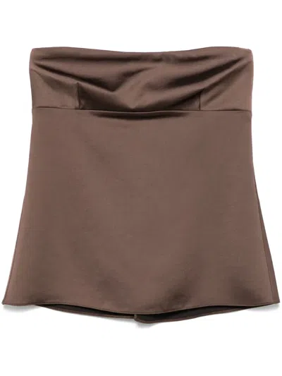 PATRIZIA PEPE SATINED BLOUSE