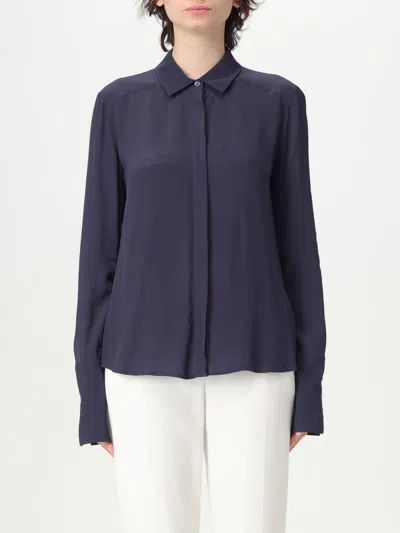 PATRIZIA PEPE SHIRT PATRIZIA PEPE WOMAN COLOR BLUE