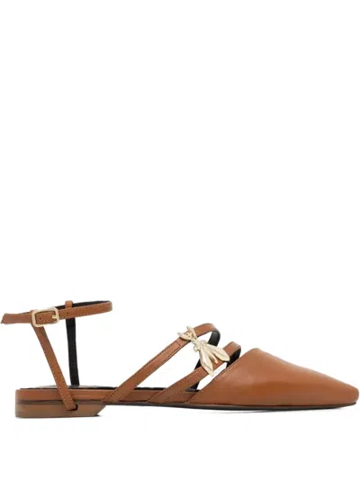 PATRIZIA PEPE STRAPPY BALLERINA SHOES