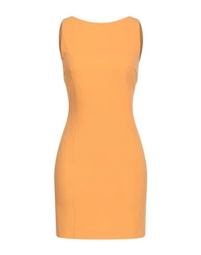 PATRIZIA PEPE PATRIZIA PEPE WOMAN MINI DRESS MANDARIN SIZE 4 POLYESTER, ELASTANE