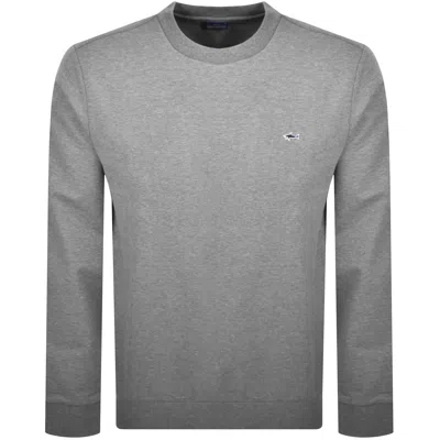 PAUL &AMP; SHARK PAUL AND SHARK LOGO SWEATSHIRT GREY