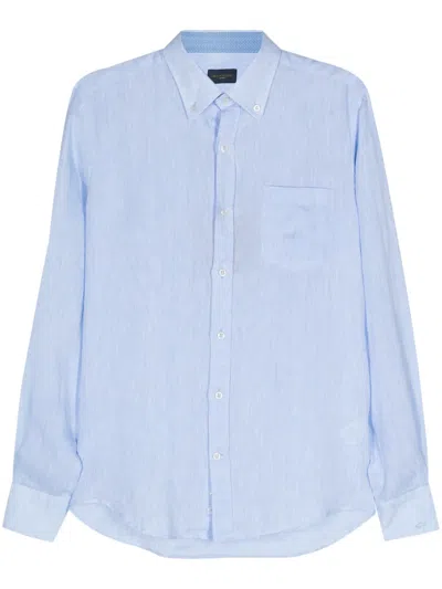 PAUL & SHARK LONG-SLEEVE LINEN SHIRT