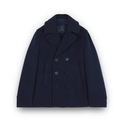 PAUL & SHARK TRUE PEACOAT IN WOOL AND CASHMERE