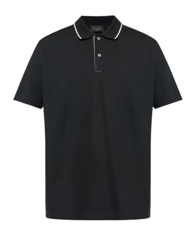 PAUL & SHARK CONTRASTING-TRIM POLO SHIRT