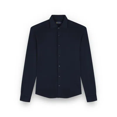 PAUL & SHARK WOOL AND SILK JERSEY SHIRT