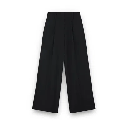 PAUL & SHARK WOOL STRETCH WIDE LEG TROUSERS