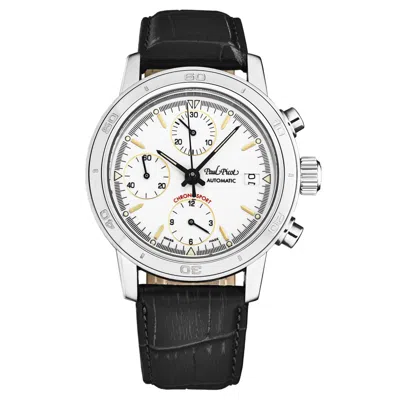 PAUL PICOT PAUL PICOT MEN'S 'CHRONOSPORT' CHRONOGRAPH WHITE DIAL AUTOMATIC P7033.20.112