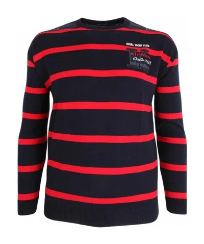 PAUL & SHARK BLACK STRIPED PULLOVER