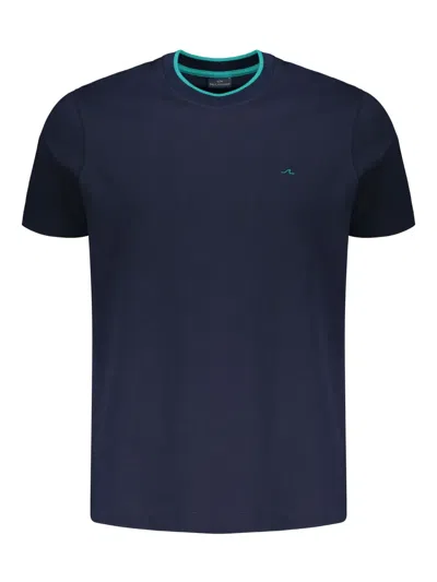 PAUL & SHARK CONTRAST-DETAIL COTTON T-SHIRT