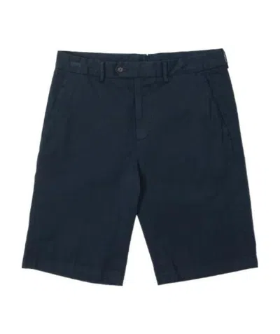 PAUL & SHARK DARK BLUE SLIM-FITTING SHORTS
