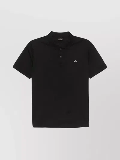 PAUL & SHARK EMBROIDERED LOGO POLO SHIRT