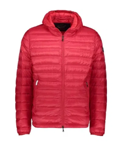 PAUL & SHARK HOODED QUILTED DOWN JACKET