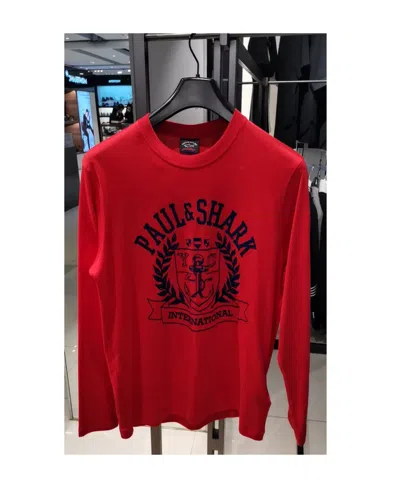 PAUL & SHARK LOGO DETAILS LONG-SLEEVED T-SHIRT