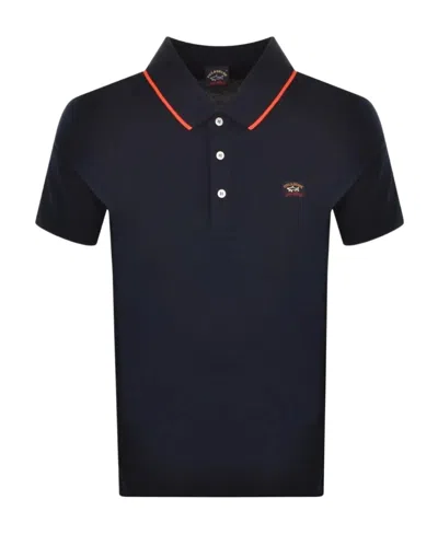 PAUL & SHARK LOGO DETAILS POLO SHIRT