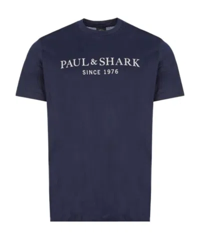 PAUL & SHARK LOGO-PRINT T-SHIRT