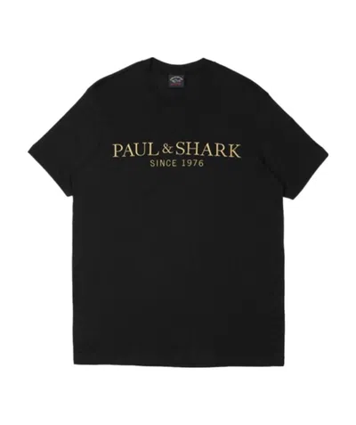 PAUL & SHARK LOGO-PRINT T-SHIRT