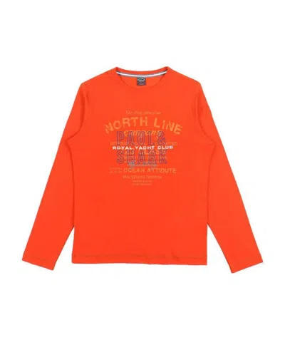 PAUL & SHARK LOGO PRINTED LONG-SLEEVED T-SHIRT