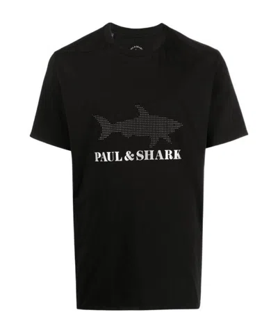PAUL & SHARK LOGO PRINTED T-SHIRT