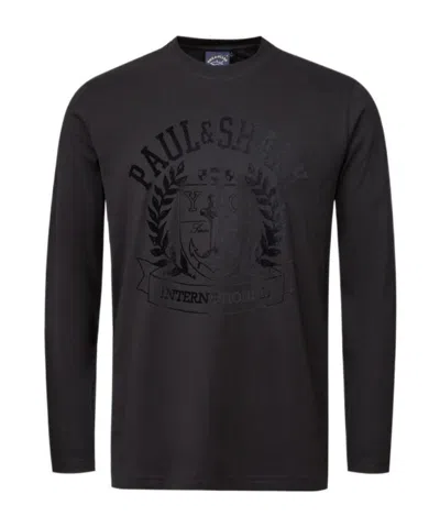 PAUL & SHARK PATTERN LOGO T-SHIRT