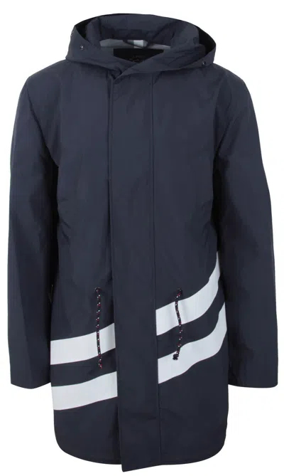 PAUL & SHARK PAUL & SHARK YACHTING MEN'S FUNCTIONAL COAT JACKET SIZE L NAVY TYPHOON