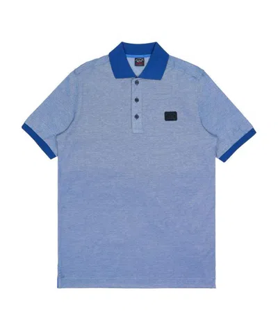 PAUL & SHARK POLO SHIRT WITH LOGO STICKER