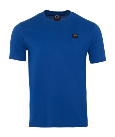 PAUL & SHARK ROUND COLLAR EMBOSSED T-SHIRT