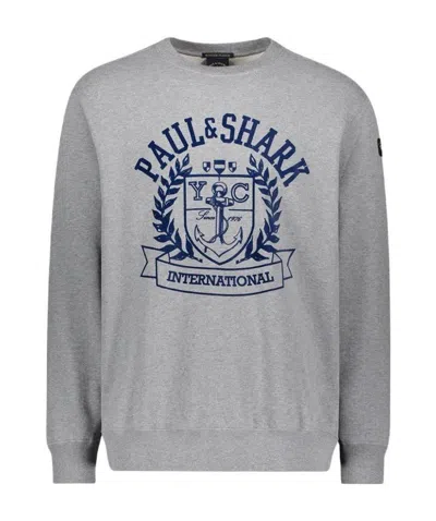 PAUL & SHARK ROUND-NECKED LOGO SWEATER