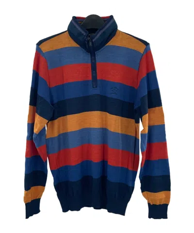 PAUL & SHARK STRIPED LONG-SLEEVED SWEATER