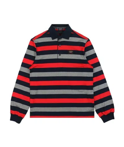 PAUL & SHARK STRIPED POLO SHIRT